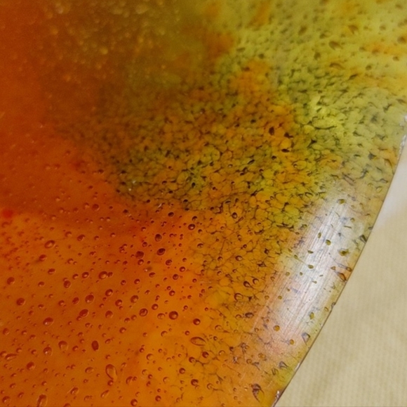 60s Autumn Colors Chip & Dip Resin Duo Bowl & Plate - Picture 8 of 10